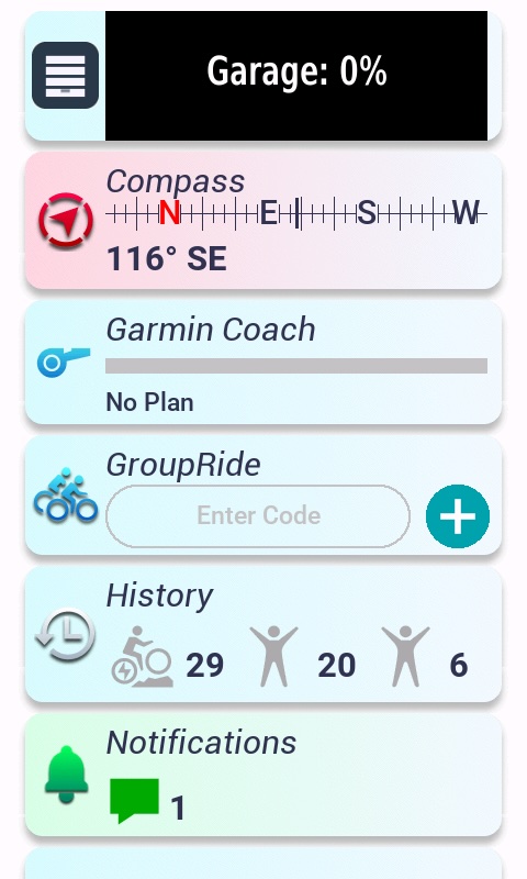 Glance widget