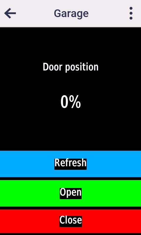 Main screen